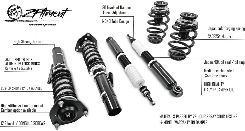 ZF LOWERING COILOVER - JEEP  Cherokee KL 13~23